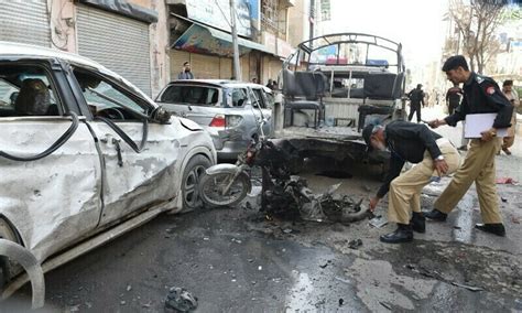 کوئٹہ پولیس موبائل کے قریب 2 دھماکے، 2 اہلکاروں سمیت 4 افراد جاں بحق