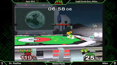 Apex 2013 Dr PeePee Vs Allan SSBM YouTube