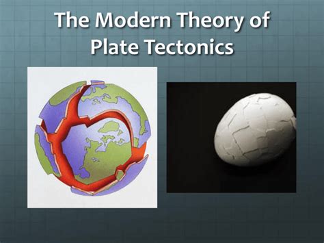 The Modern Theory of Plate Tectonics