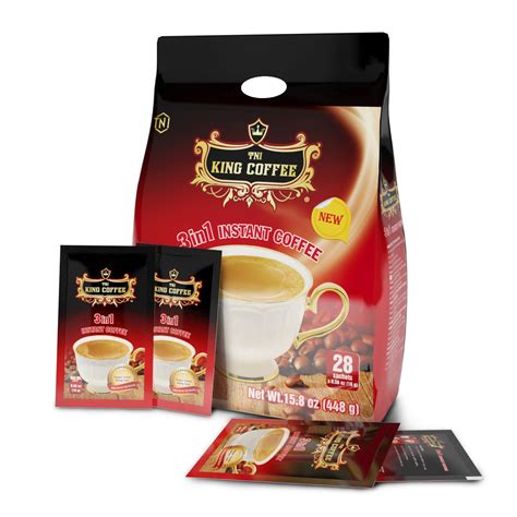 King Coffee Vietnamese 3in1 Instant Coffee 28 Sachets Bag Top Selling