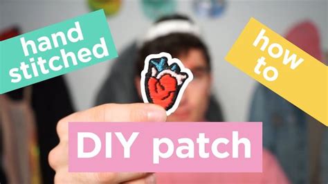 How To Make A Patch Diy Handstitched Patch Dapper Alien Youtube