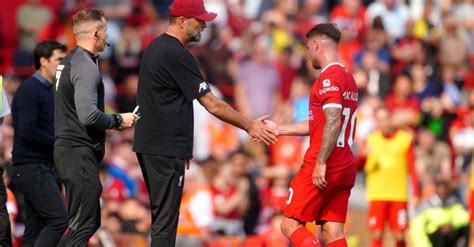 Jurgen Klopp To Consider Appeal Against Alexis Mac Allisters Red Card