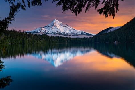 Download Oregon Reflection Nature Mount Hood Hd Wallpaper