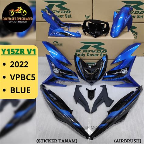 STICKER TANAM AIRBRUSH RAPIDO COVER SET Y15 Y15ZR V1 V2 2022 VPBC5