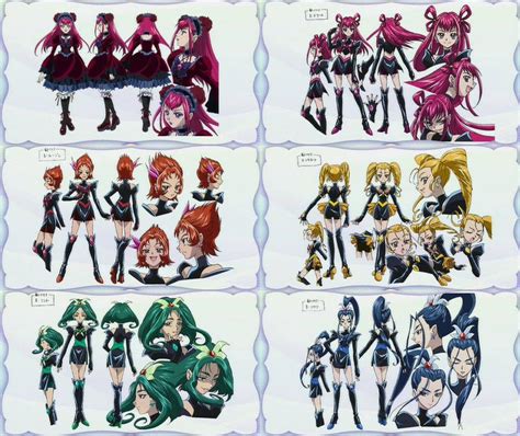 Yes Precure 5 The Movie Dark Precure 5 Outfits By