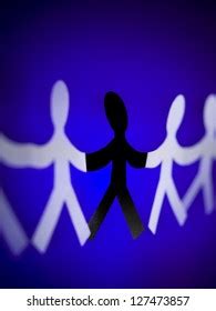 Paper People Cutouts Stock Photo 127473857 | Shutterstock