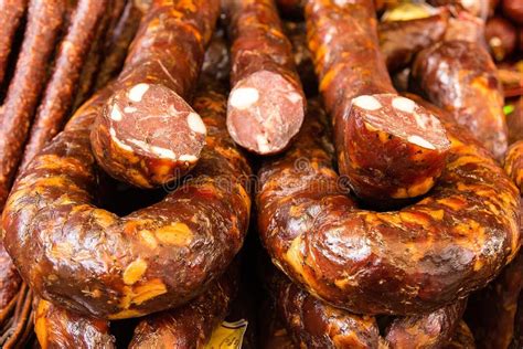 Traditional Polish Sausages at Easter Fair in Krakow Poland Stock Image - Image of closeup ...