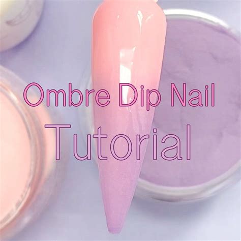 How to do ombre dip nails at home – Artofit