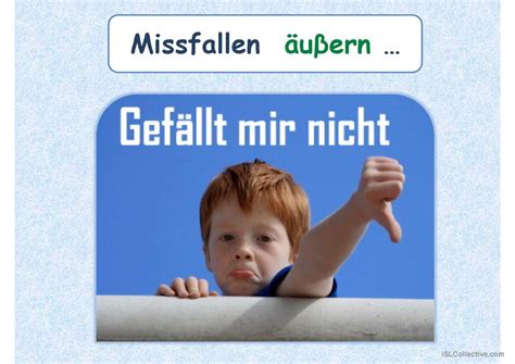 gefallen und mögen Deutsch DAF powerpoints