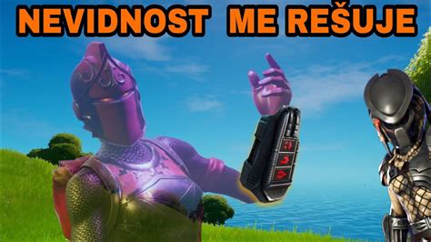 Nevidnost me rešuje Fortnite battle royale SLO YouTube