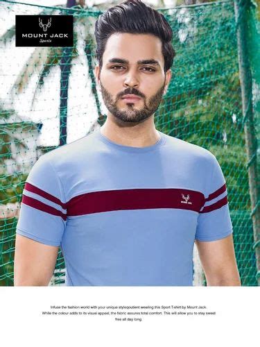 Mount Jack Mens Sports T Shirt Rn Hs At Rs 160piece In Nagpur Id 2851217747691