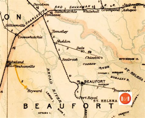 Old Beaufort County Map