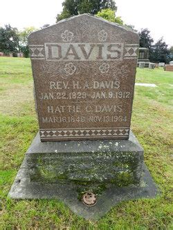 Harriet C Hattie Humber Davis Homenaje De Find A Grave