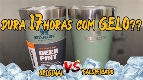 Copo Stanley Original Vs Falsificado Teste De Horas Gelo Youtube