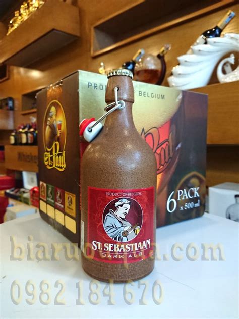 Bia sư St Sebastiaan Dark 6 9 hộp 6 chai 500ml