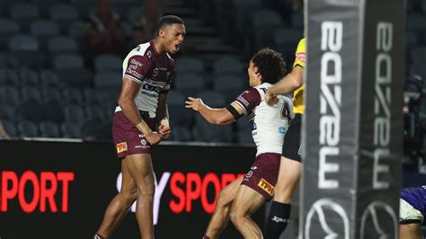 Nrl 2021 New Zealand Warriors Vs Manly Sea Eagles Jason Saab Josh