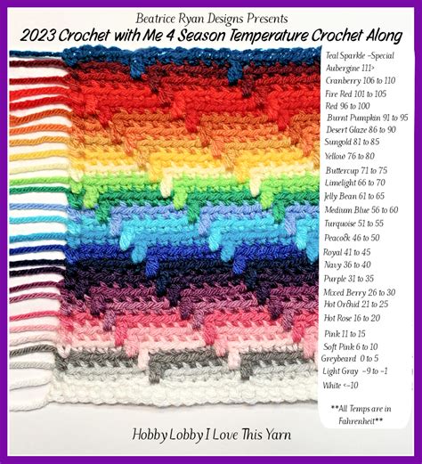 Crochet Rainbow Afghan Pattern