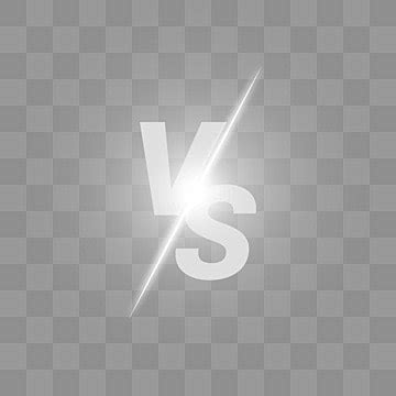 Vs 3d Transparent Png 3d Vs Battle Text With Blue Red Beam Vs Versus