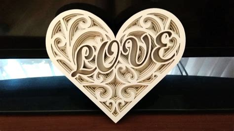 Love Scroll Saw Project Ornament Pattern Youtube