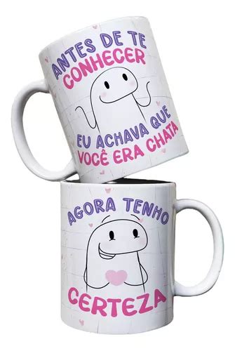 Caneca Personalizada Meme Amizade Flork Porcelana