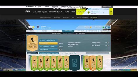 Achat Revente Fut 16 Pour Tres Petit Budget YouTube