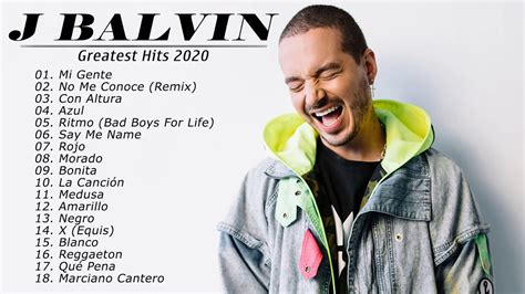 J Balvin Sus Mejores Éxitos 2020 Best Songs of J Balvin YouTube