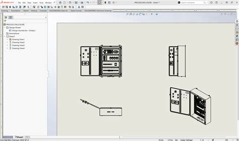 2d And 3d Cabinet Layouts In Solidworks Electrical