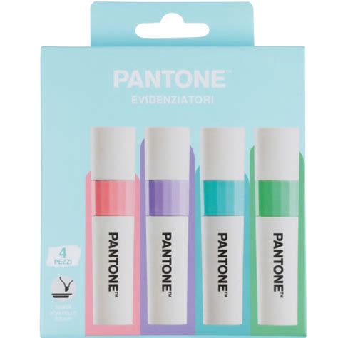 EVIDENZIATORE PANTONE PASTELLO SET 4 COLORI OSAMA DALMASSO 24