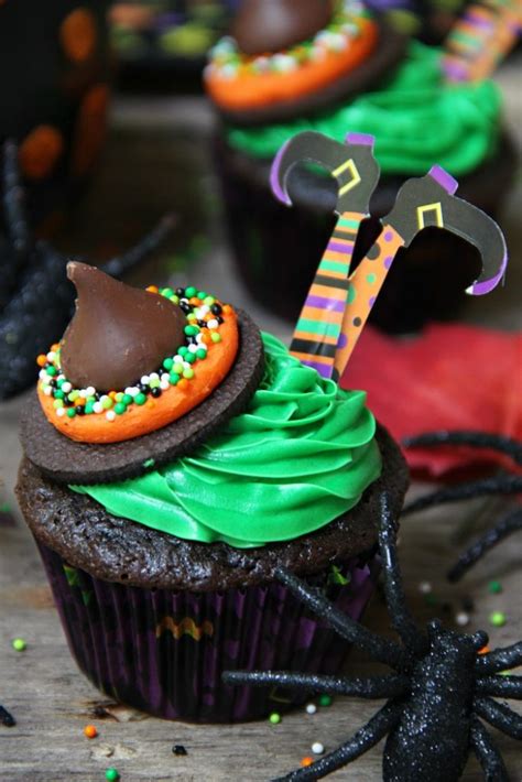 Easy Wicked Witch Cupcakes Bitz Giggles