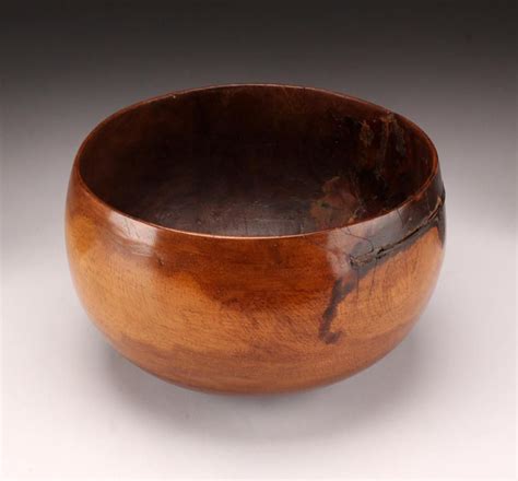 Hawaiian 19th C Carved Kou Wood Calabash Calabash Hawaiian Bowl