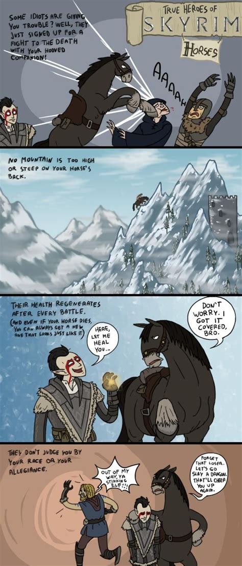 True Heroes Of Skyrim Skyrim Skyrim Comic Skyrim Funny