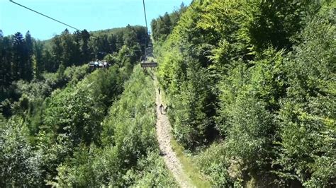 Chair Lift Up The Czantoria Wielka Mountain In Poland Youtube