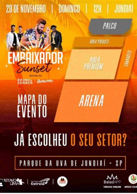 O Embaixador Em Jundia Ingressos Para Show Do Gusttavo Lima J Est O