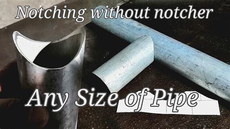 The Best Idea How To Make Template For Notching Any Equal Size Of Pipe