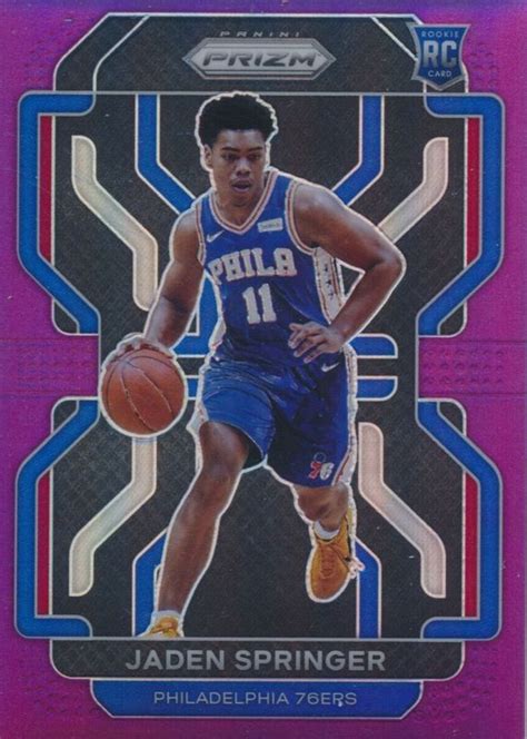 Jaden Springer Prizm Purple Price Guide Sports Card Investor