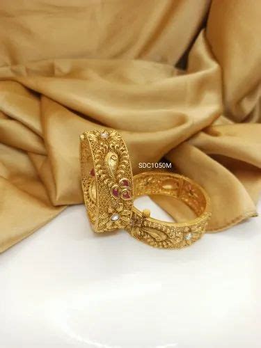 Brass Wedding Wear Rajwadi Antique Bangle At Rs Piece In Mumbai