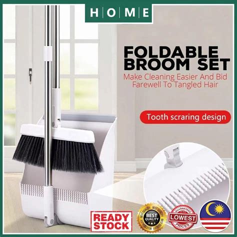 In Foldable Broom Dustpan Set In Broom Set Water Wiper Penyapu