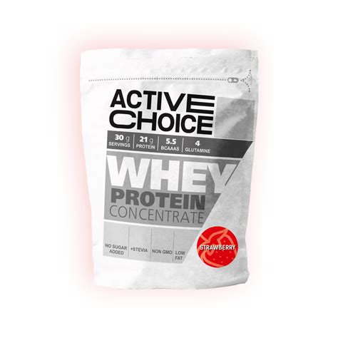 Strawberry Flavoured Protein Shake Active Choice