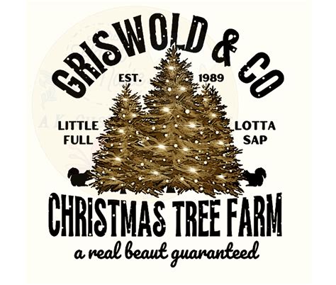 Griswold PNG Griswold Christmas Tree Farm PNG Digital Download Griswold ...