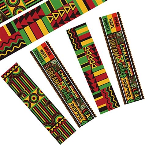 Feet Black History Month Bulletin Board Kente Borders Kente