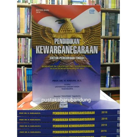 Jual Buku Pendidikan Kewarganegaraan Untuk Perguruan Tinggi Lengkap