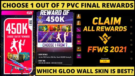 Choose Which 1 Out Of 7 450k PVC Rewards Which Gloo Wall Skin Is Best