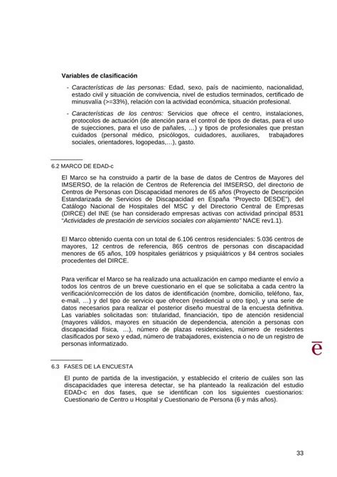 PDF Encuesta sobre Discapacidad Autonomía personal y Índice 1