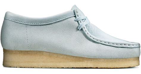 Clarks Wallabee in Blue - Lyst