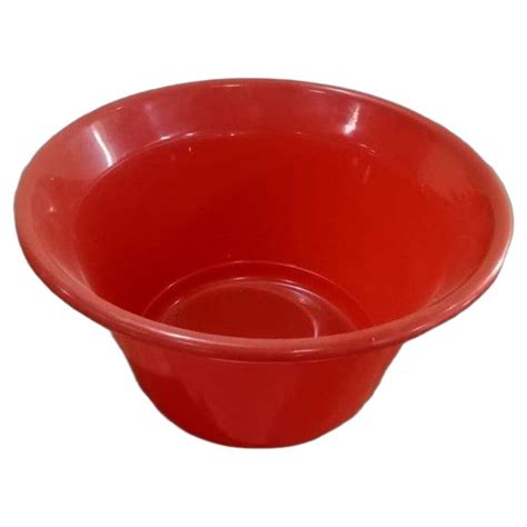 Polypropylene Red Plastic Tub Capacity L Size X X Inch At