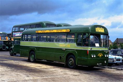 The Transport Library London Country Aec Regal Rf Mll On Route