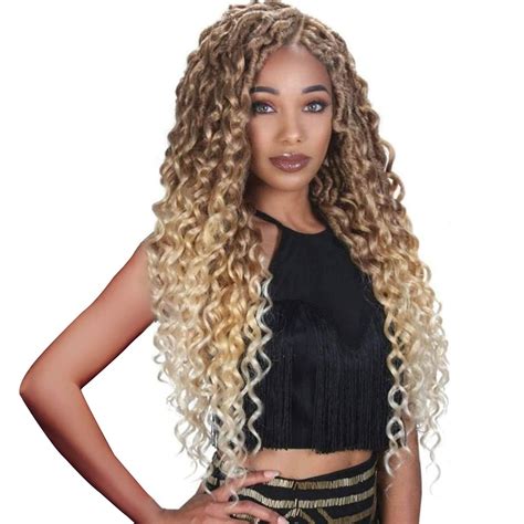 Buy Fulcrum New Goddess Locs Crochet Hair Inch Packs Soft Faux