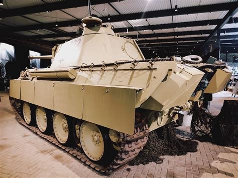 War Museum In The Netherlands With Panther And Nashorn And