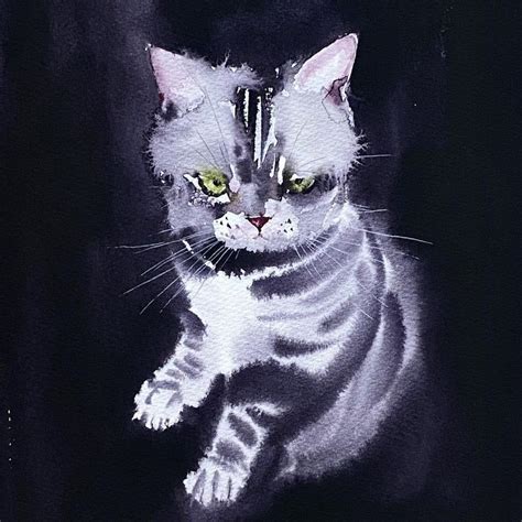 Stunning Watercolor Cats By Yutaka Murakami