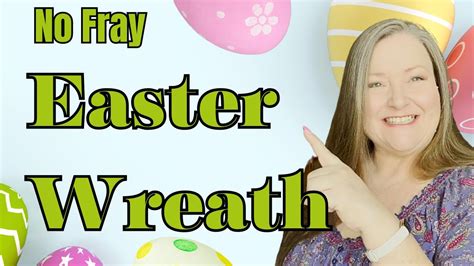 Easter Egg Farms Deco Mesh Wreath No Fray Easter Wreath Tutorial How